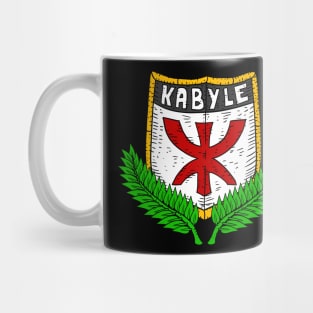 kabyle, kabylie. derber pride, shield and flag. Mug